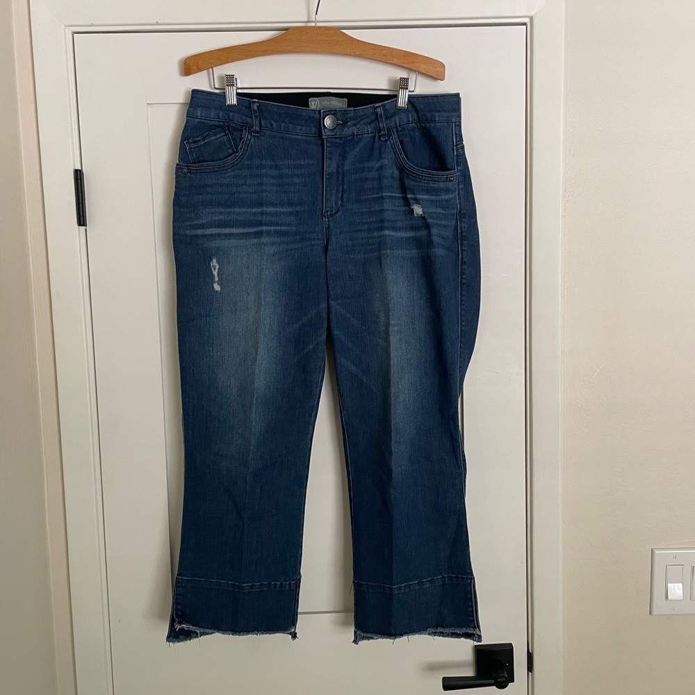 Wit & Wisdom Blue Ankle Cropped Jeans